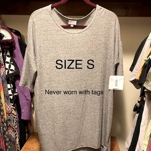 Silver Ribbed LulaRoe Irma